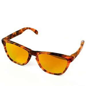 Oakley Frogskins Acid Tortoise Orange/Fire Iridium Sunglasses - Unisex